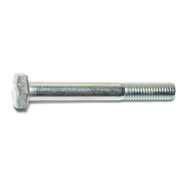 Midwest Fastener Class 8.8, M10-1.50 Hex Head Cap Screw, Zinc Plated Steel, 80 mm L, 25 PK 50472 - main